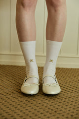 [2pairs 1set] PETITE RIBBON SOCKS SET