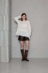 FINE LONG BLOUSE