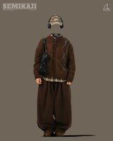 [SEMADE] BEAR Fleece Balloon Pants