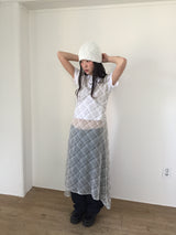 Sheer Check Long One Piece (1color)