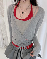 Newalrin logo Halter neck sleevelsee top