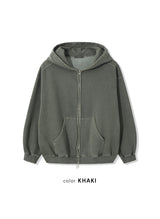 PIGMENT HOOD ZIP-UP (3C)