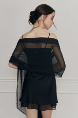 DREAMY SCARF black