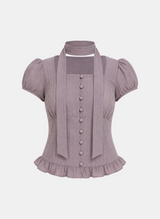 Aven Scarf Tie Blouse