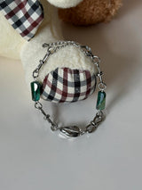 ASCLO Crystal Chain Bracelet (2color)