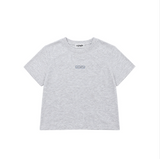Doodle LOGO T-SHIRT (MELANGE GREY) [WOMEN]