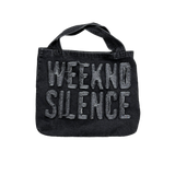 weekend denim shoulder bag