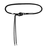 2way rope belt black