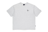 ボリュームロゴフラワーtシャツ