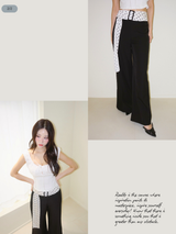 Daisy White Punching Sleeveless T-shirt