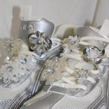 【MADE】dewy flower shoe charm (silver, 3pcs)