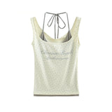 Dot Pattern Layered Tank Top