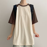 ラット カラーラグラン半袖Tシャツ (5 colors)