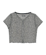 [NF] FRILL FLOWER HOOK CARDIGAN_(GRAY)_F24QB360