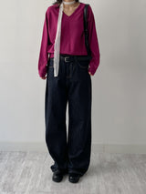 [unisex] 531 Back Pocket Selvedge Wide Denim Pants