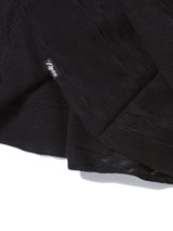 TWIST FRILL SKIRT BLACK