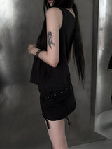 eco linen sleeveless (2color)