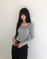 ジェンヌ レース ロングスリーブ Tシャツ