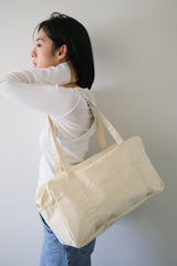standard duffle bag (cream yellow)