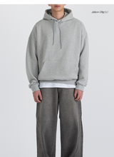 Authentic Relaxed Basic Hoodie Gray