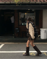 [ORIGINAL] Sand Color Heavy Knit Cardigan