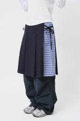 (W) Lowkey Checked Skirt (2color)