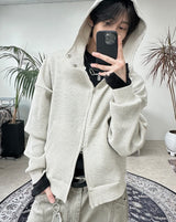 Fron Waffle Burton Hood Zip-Up