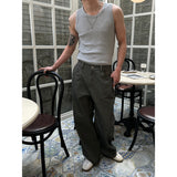 [S/S] シックラウンドネックノースリーブ(4color)