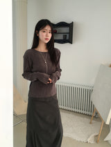 Nuit pleated top 