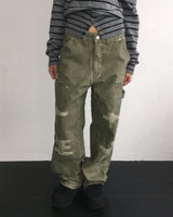 カーペンターダメージパンツ