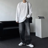 lettering Long-sleeved Tee MTM (2 colors) D761471626868