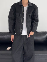 ED Evil Mix Trucker Snap Jacket (2C)