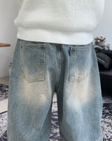 Loupe Wide Dart Denim Pants