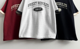 1817 カラーマッチングラウンド半袖Tシャツ