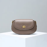Poppy Rounded Crossbody Bag - Mud