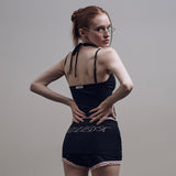 ローズレースホルタートップ [Black]