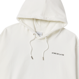 25SS NOISE MOTION LOGO HOODIE IVORY