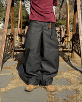 Skull Dart Wide Cargo Denim Pants