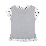 Nemi Frill Button Top