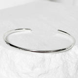 SV925-2.5mm SIMPLE none logo bangle_silver