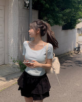 Cammy Halter Short-Sleeved Knitwear