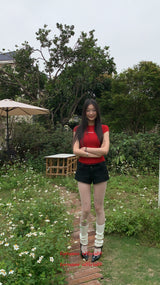レッドライク半袖Tシャツ