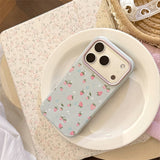 Strawberry & Star INS Style Soft iPhone Case (iPhone 13–17 Series)
