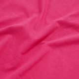 25SS BASIC LOGO HEM LINE CROP SHORT SLEEVE T-SHIRT HOT PINK