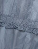 SHINING RUFFLE WINDBREAKER JACKET(BLUE)