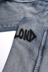 BBD Graffiti Metal Logo Denim Jacket (Smoke Blue)