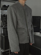 [Premium] ASCLO Hairy Tweed Jacket (2color)