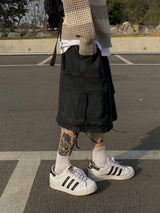 Citi Denim Cargo Bermuda Pants