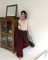 Middle Carpenter Detail Long Pants