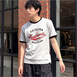 エッセンシャルスタンダード半袖リンガーTシャツアリゾナ メランジ